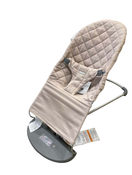 secondhand BabyBjorn Bouncer Bliss, Sand Gray Cotton Classic Quilt