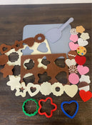 used Melissa & Doug Slice and Bake Felt Cookie Play Food Set