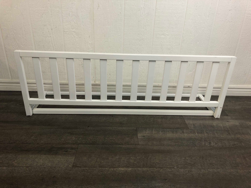 Barrière de lit - NIDALYS - 90 cm - Bois - Blanc - Norme BS Barrière de lit - NIDALYS - 90 cm - Bois - Blanc - Norme BS