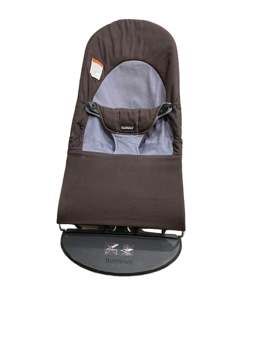 secondhand BabyBjorn Bouncer Balance, Black/Dark Gray, Black Frame