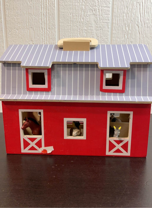 secondhand Melissa & Doug Fold & Go Barn