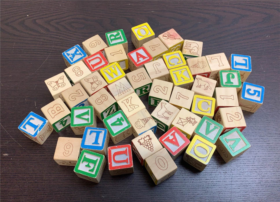 used Alphabet Blocks