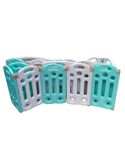 used Costway Foldable Baby Playpen 14 Panel Activity Center Safety Play Yard