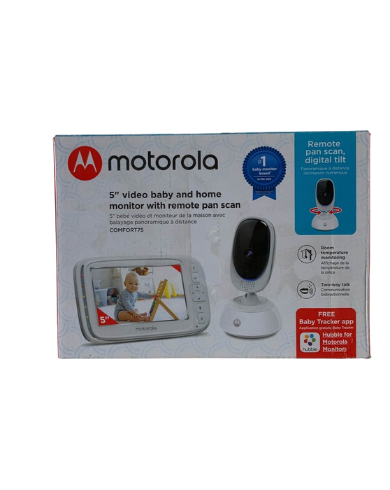 used Motorola Comfort75 5” Video Baby Monitor