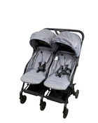 Shop Mompush Lithe Double Stroller, 2022, Grey at GoodBuy Gear