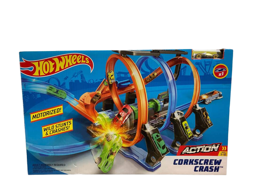 used Hot Wheels Corkscrew Crash Looping Infernal