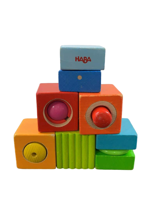 used HABA Wooden Discovery Blocks