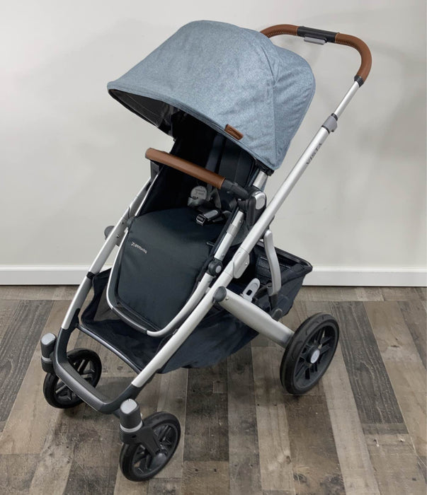 secondhand UPPAbaby VISTA V2 Stroller, 2020, Gregory (Blue Melange)