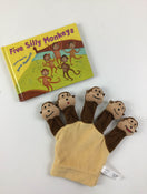 used 5 Little Monkeys Book And Puppet