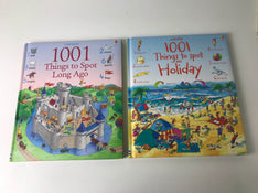 secondhand BUNDLE Books - Usborne 1001 Things To Spot
