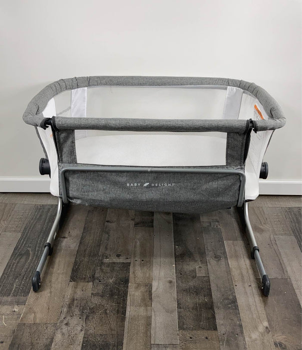 Shop Baby Delight Beside Me Dreamer Bassinet & Bedside Sleeper, Charcoal Tweed at GoodBuy Gear