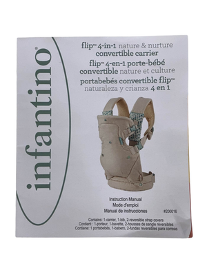 Infantino 4 in 1 carrier manual sales