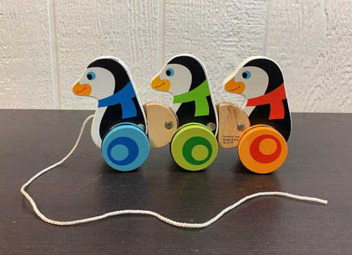 used Fat Brain Toys Pull Along Penguin Parade