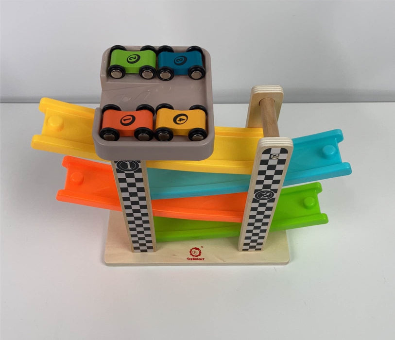 secondhand Top Bright Wooden Car Ramp Race Track