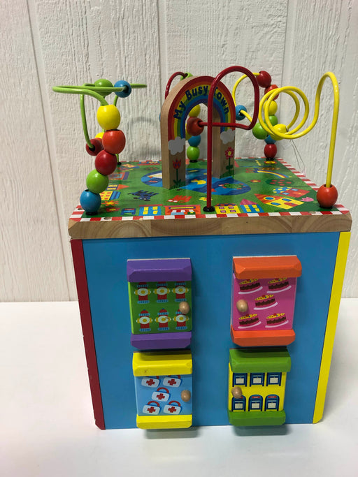 secondhand ALEX Toys Discover My Busy Town Wooden Activity Cube