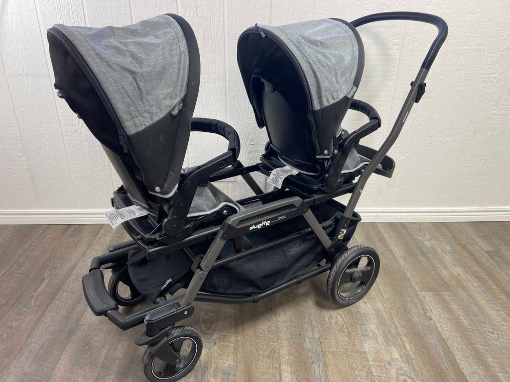 peg perego factory outlet Peg Perego Duette SW Stroller, 2017, Atmosphere Grey