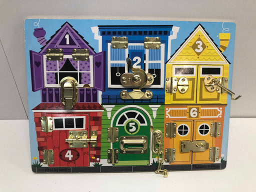 used Melissa & Doug Latches Board
