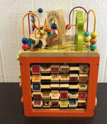 secondhand B. toys Zany Zoo Wooden Activity Cube