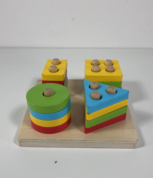 used Wood City Montessori Sorting & Stacking Toy