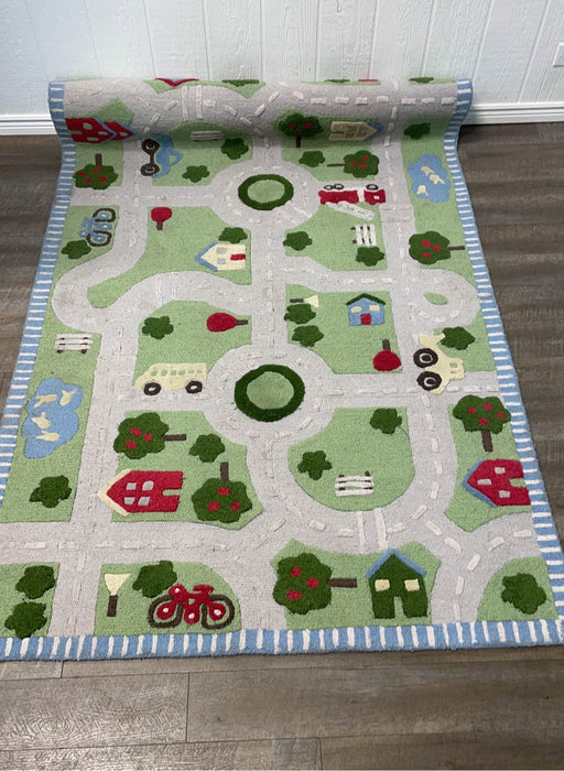 used Pottery Barn Kids 3D Activity Play in the Park Rug