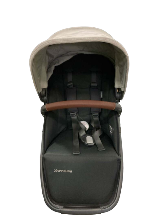 secondhand UPPAbaby VISTA RumbleSeat V2, 2015+, 2023, Anthony (White & Grey Chenille)