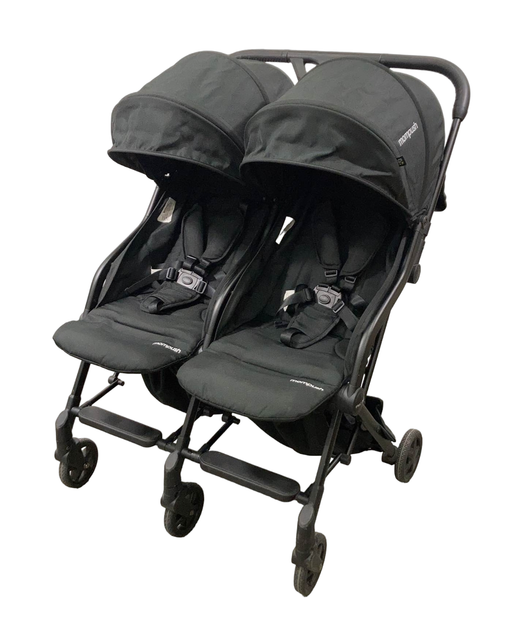 used Mompush Lithe Double Stroller, 2022, Black