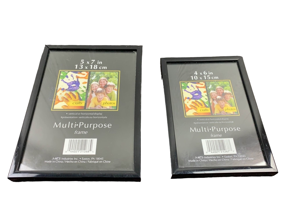 Mcs Frames MCS Industries Multi-Purpose Frames, Black, 1-4x6 and 1-5x7 — GoodBuy Gear