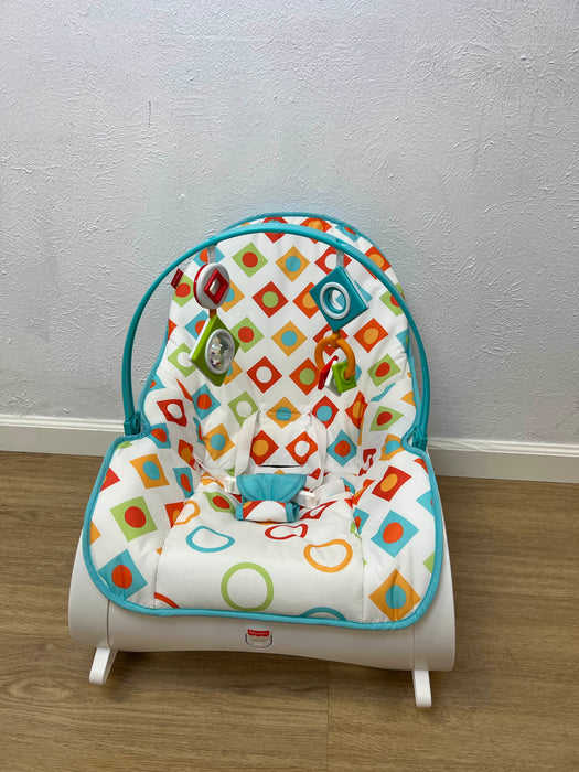 used Fisher Price Deluxe Infant To Toddler Rocker