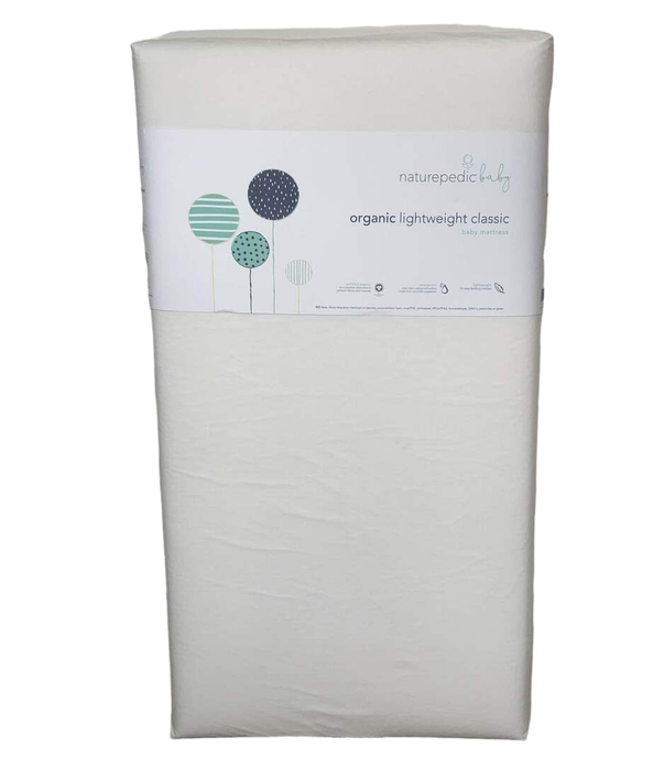 Shop Naturepedic Organic Lightweight Classic Crib 2-Stage Natural Mattress at GoodBuy Gear