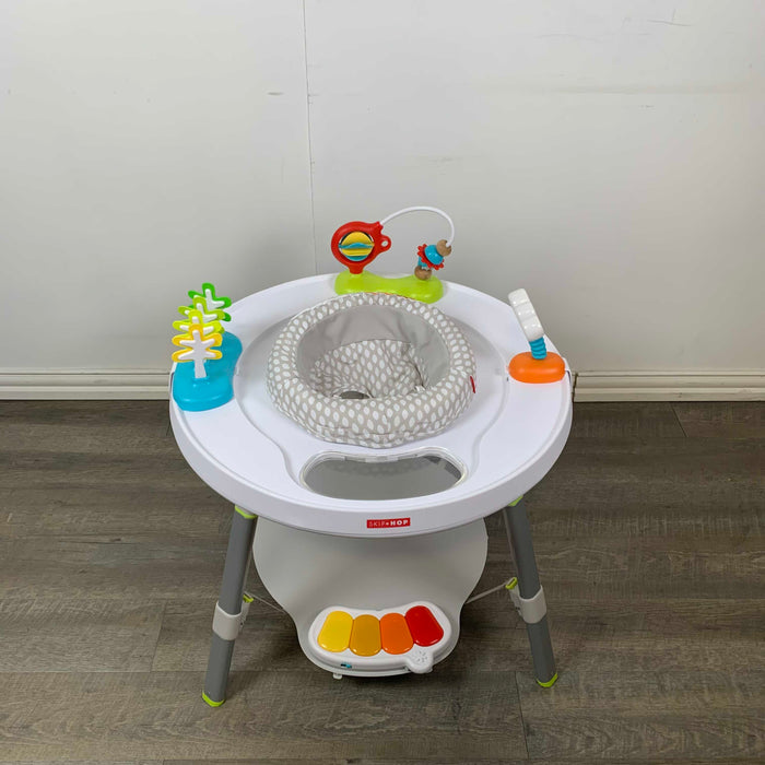 secondhand Skip Hop Explore and More Baby's View 3-Stage Activity Center, Silver Lining Cloud