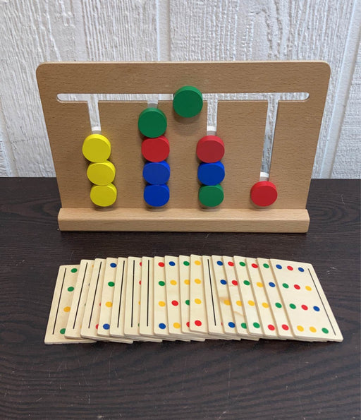 used Wooden Color Sorting Toy