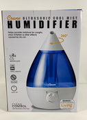 used Crane Ultrasonic Cool Mist Humidifier, - Blue