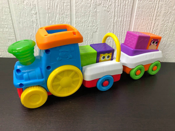 Fisher price first words crawl hot sale along train