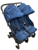 secondhand Mompush Lithe Double Stroller, Navy, 2021