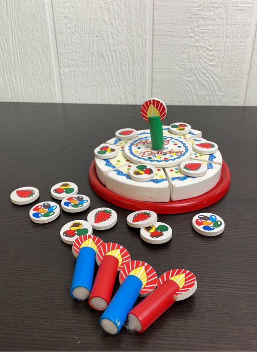 secondhand Melissa & Doug Happy Birthday Party Cake