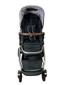 secondhand Mockingbird Single to Double Stroller, Silver with Penny Leather, Black , Watercolor Drops, 2022