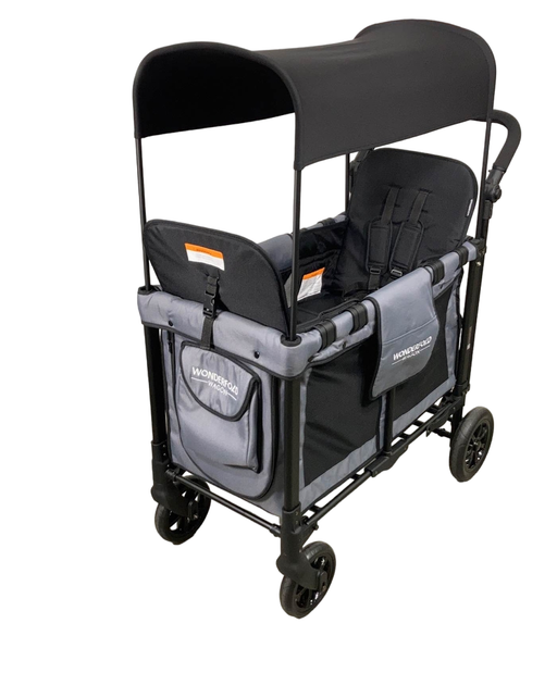 used Wonderfold W2 Original Multifunctional Double Stroller Wagon, 2022, Grey