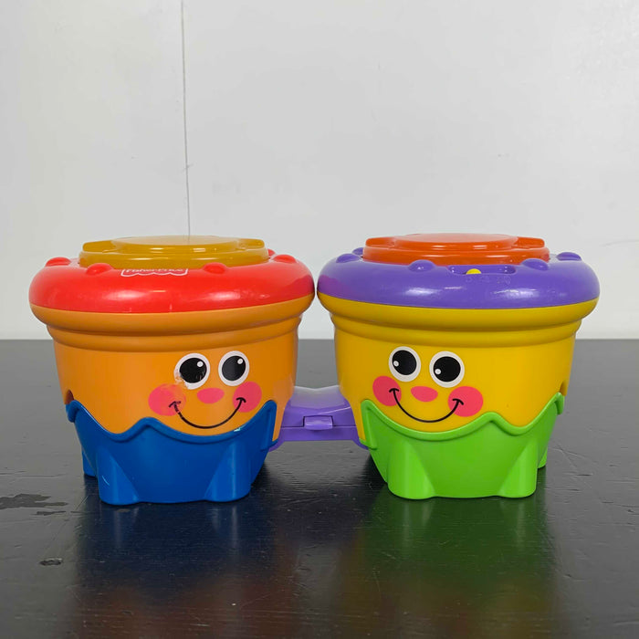 secondhand Fisher Price Crawl Along Drum Roll Go Baby Bongo