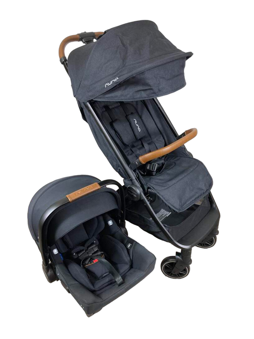 used Nuna TAVO PIPA Travel System, Caviar, 2023