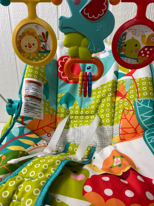 secondhand Fisher Price Baby Bouncer, Animal Kingdom