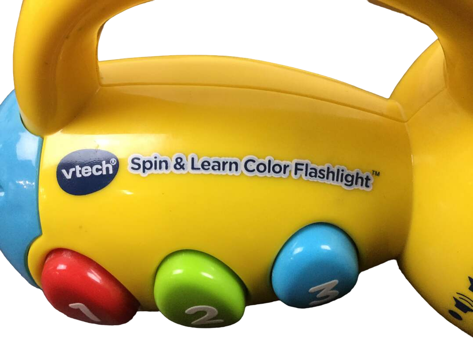 secondhand VTech Spin & Learn Color Flashlight