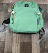 used Lequeen Diaper Backpack, Green