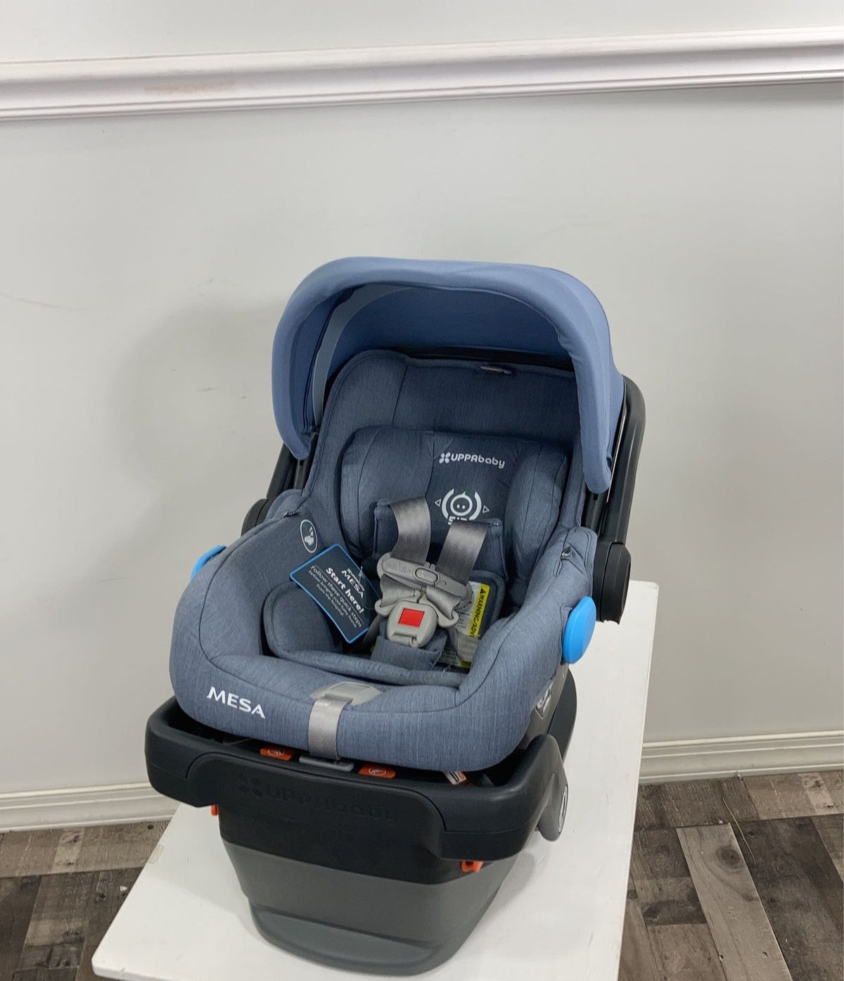 UPPAbaby MESA Infant Car Seat, 2020, Henry(Blue Melange)