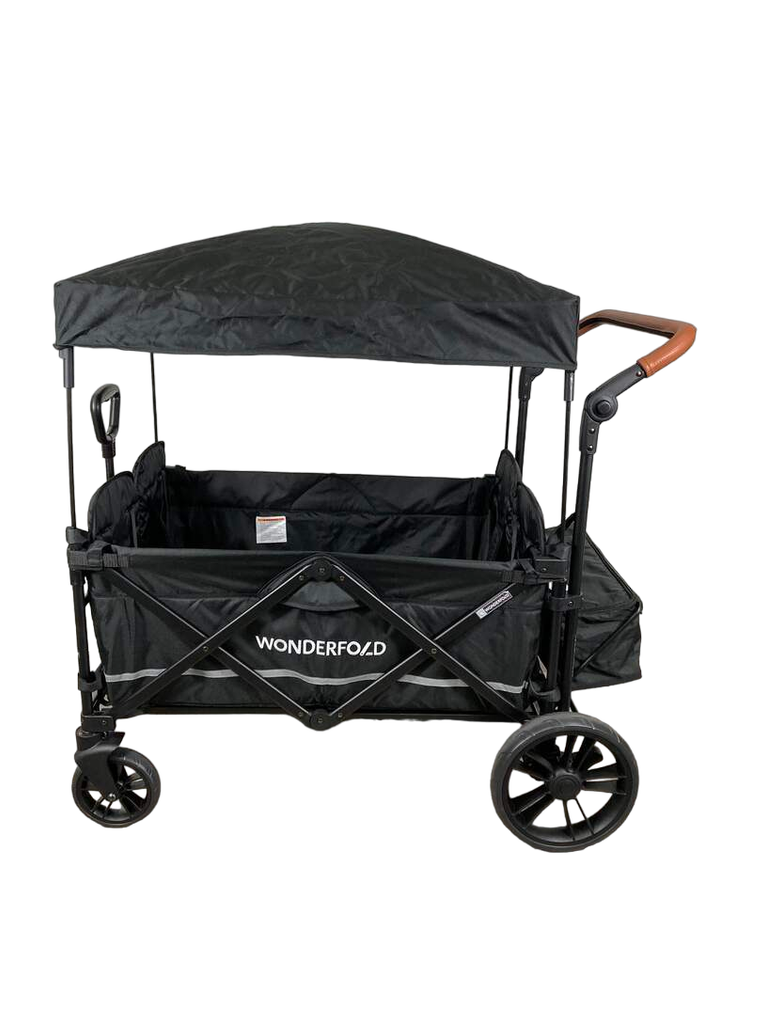 Wonderfold X4 Push & Pull Quad Stroller, Black, 2023