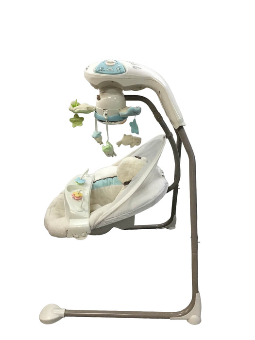 secondhand Fisher Price My Little Lamb Cradle ‘n Swing