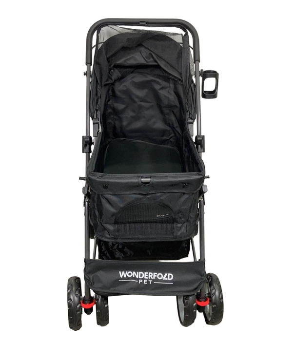 Wonderfold Pet Stroller, Jet Black