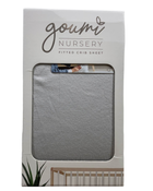 used Goumikids Fitted Crib Sheet, Storm Grey