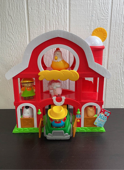 used Kid Connection Farm House Play Set With Animals