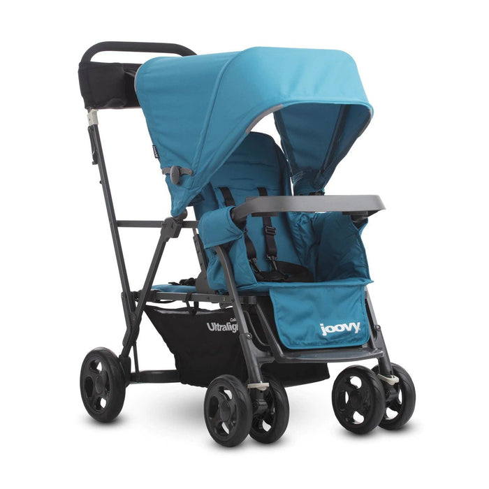 secondhand Joovy Caboose Ultralight Stroller, Turquoise, 1019