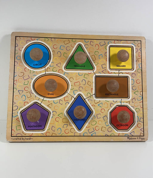 used Melissa & Doug Jumbo Knob Puzzle